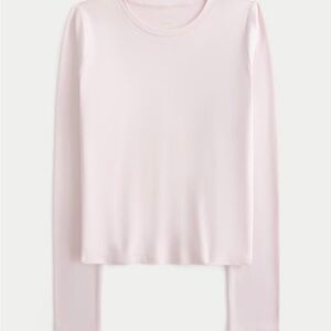 Hollister Women's Seamless Fabric Long-Sleeve Crew Top